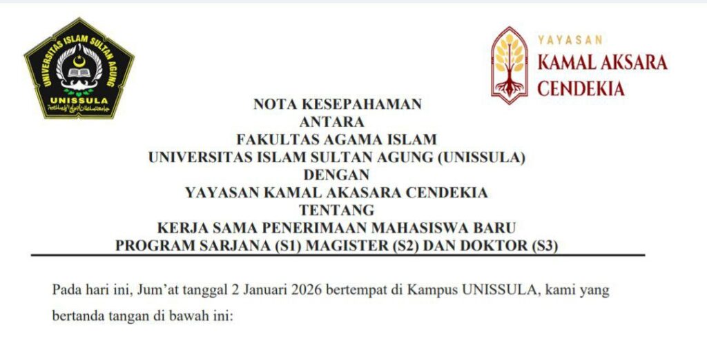 Kerjasama FAI Unissula