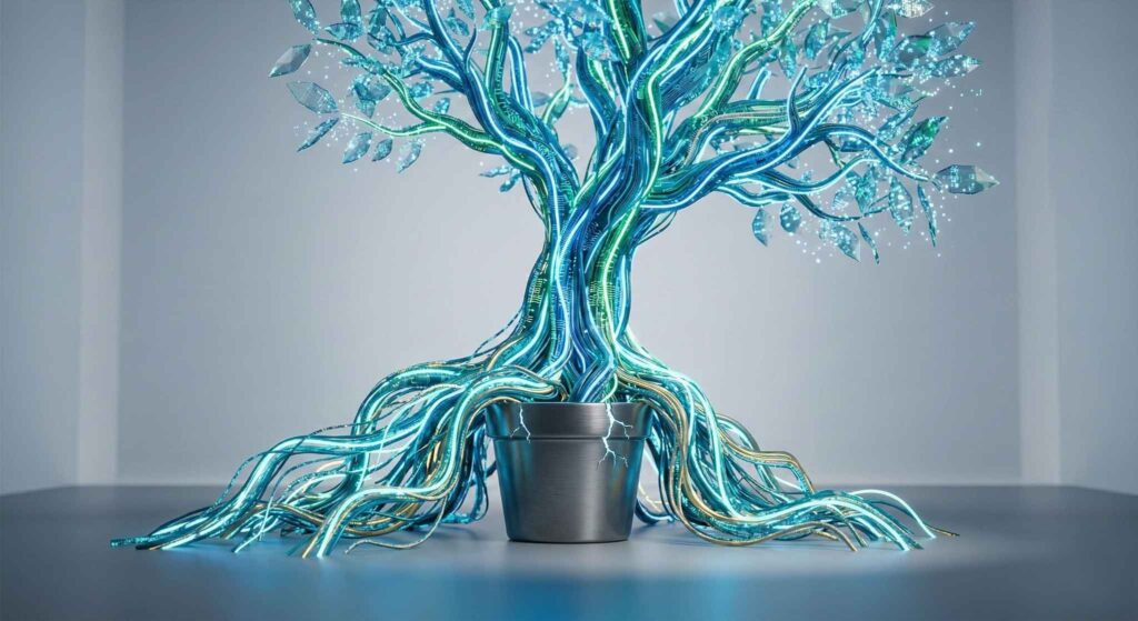 Ilustrasi kapasitas serap ekosistem terhadap inovasi brain drain.