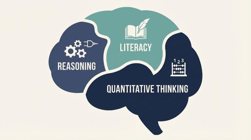 ilustrasi komponen kemampuan kognitif dalam seleksi SNBT jalur masuk PTN