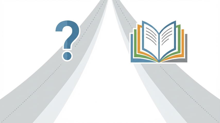 ilustrasi perbedaan literasi fungsional dan literasi kritis dalam era media sosial