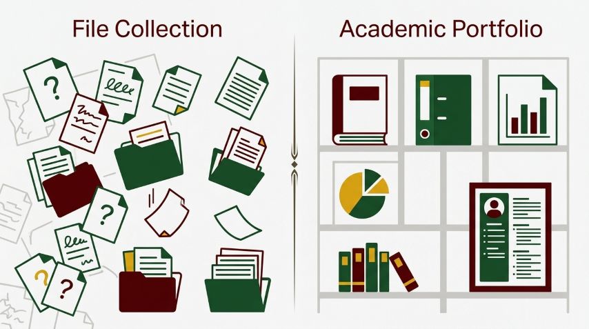 perbedaan portofolio administratif dan akademik dalam kuliah rpl