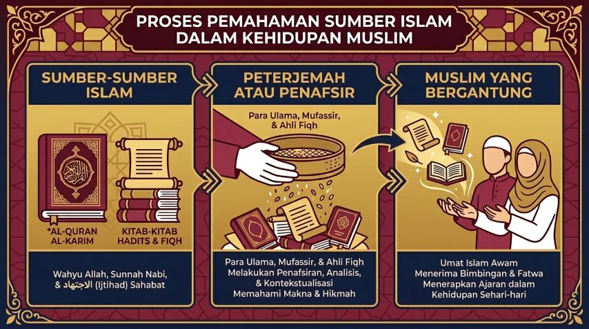 ketergantungan muslim pada terjemahan dalam memahami sumber islam bahasa arab
