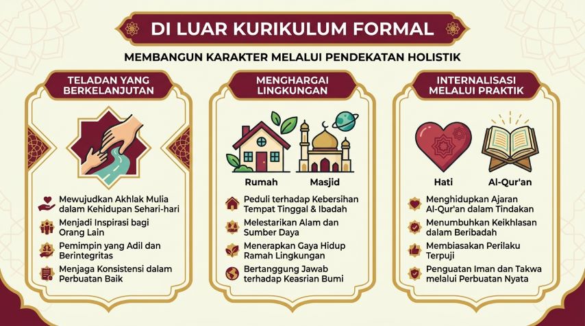 tiga dimensi pembentukan karakter muslim yang melampaui kurikulum sekolah