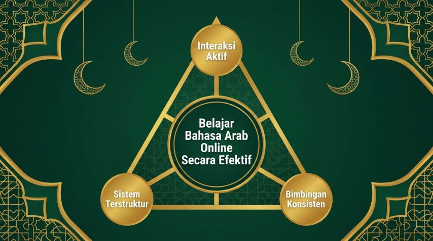 tiga faktor penentu efektivitas belajar bahasa arab online