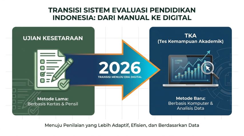 perubahan regulasi homeschooling dari ujian kesetaraan ke tes kemampuan akademik 2026