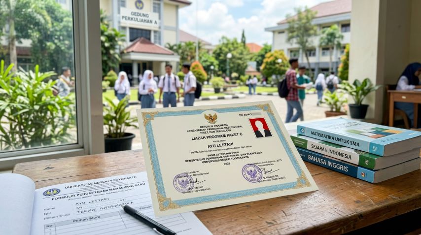 ijazah paket c setara sma yang dapat digunakan untuk mendaftar kuliah di perguruan tinggi
