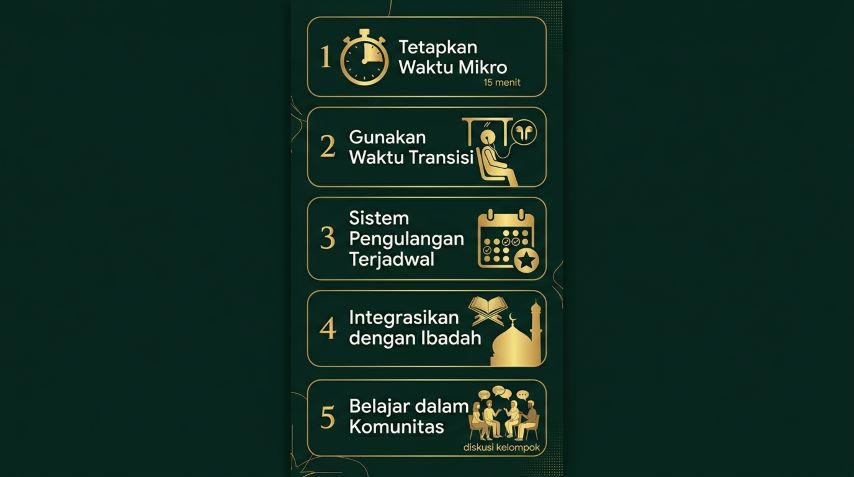 lima strategi konsisten belajar bahasa arab bagi profesional muslim yang sibuk kerja