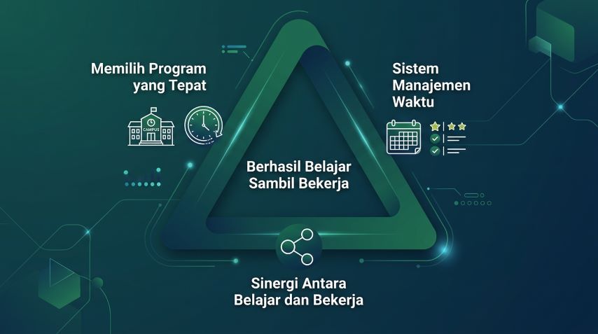 tiga faktor penentu keberhasilan kuliah sambil kerja bagi profesional indonesia 2026